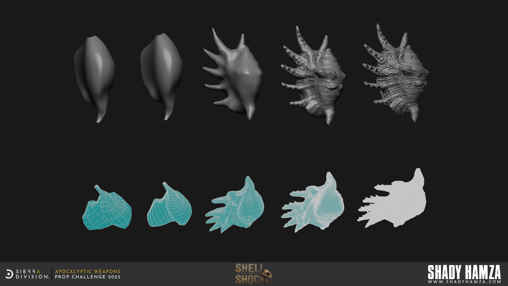 Shady Hamza_ShellShock_Lambis_Seashell_Blockout