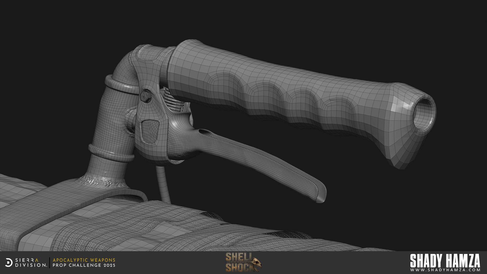 Shady Hamza_ShellShock_Handle Wire frame 02