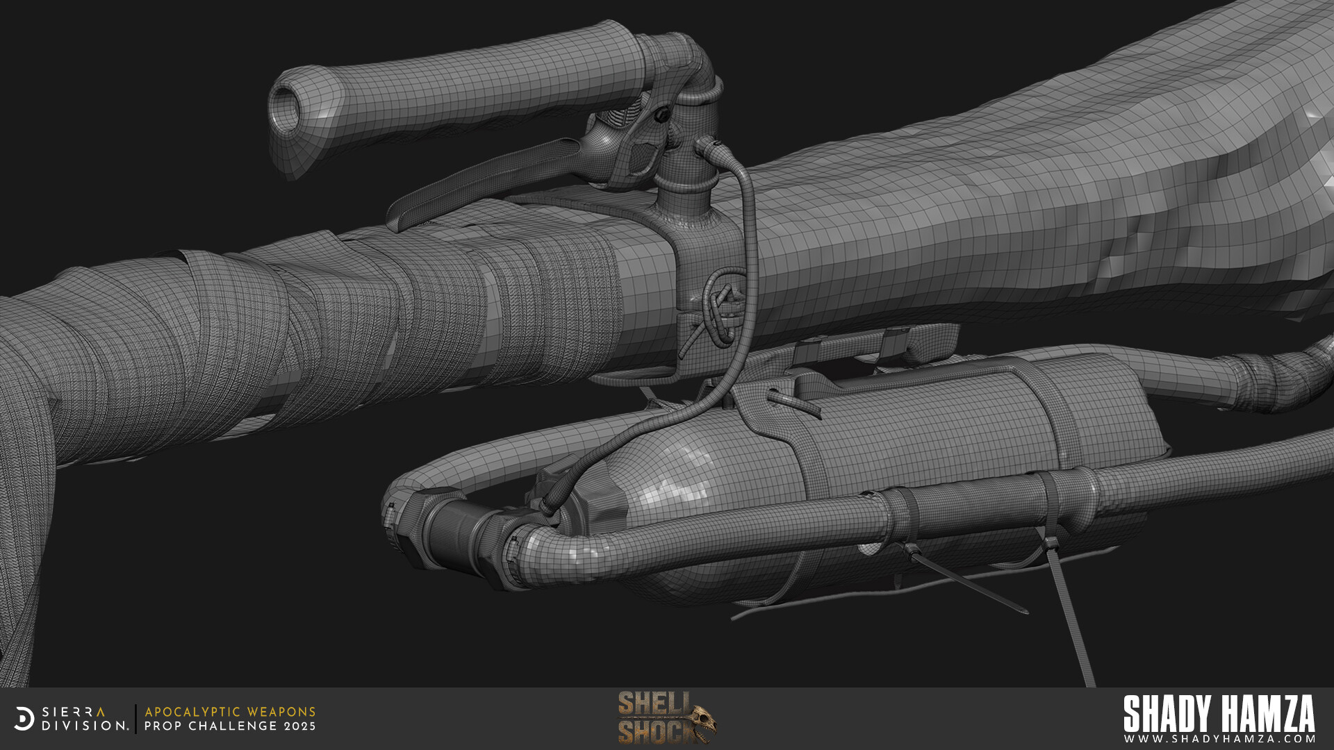 Shady Hamza_ShellShock_Handle Wire frame 01