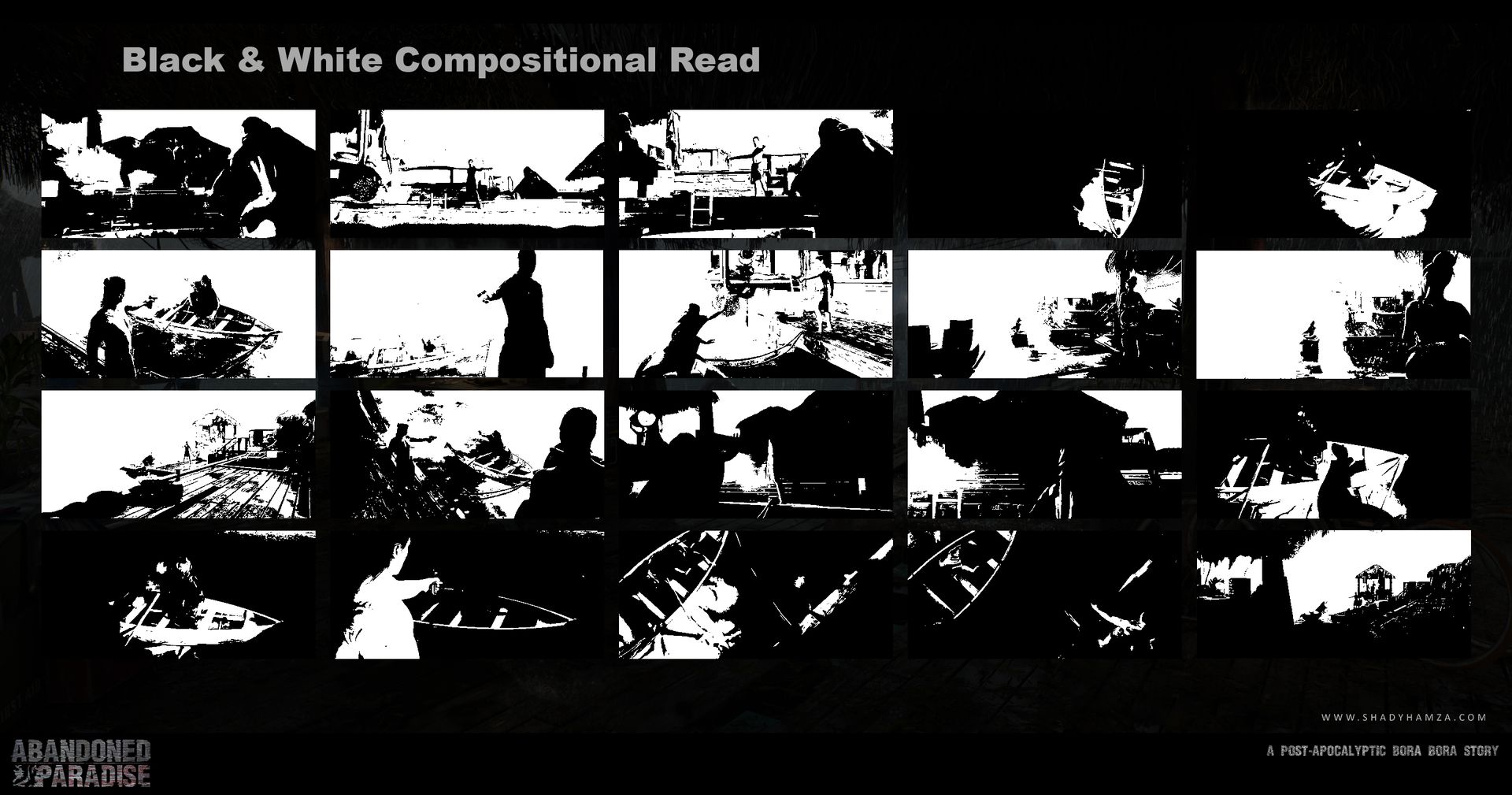 Shady Hamza_Abandoned Paradise Black & White