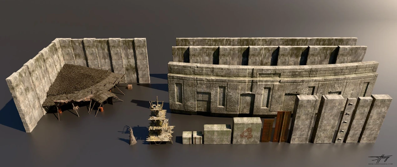 Shady Hamza_Maze Runner_Kitbash Set Shady Hamza_Maze Runner_Kitbash Set