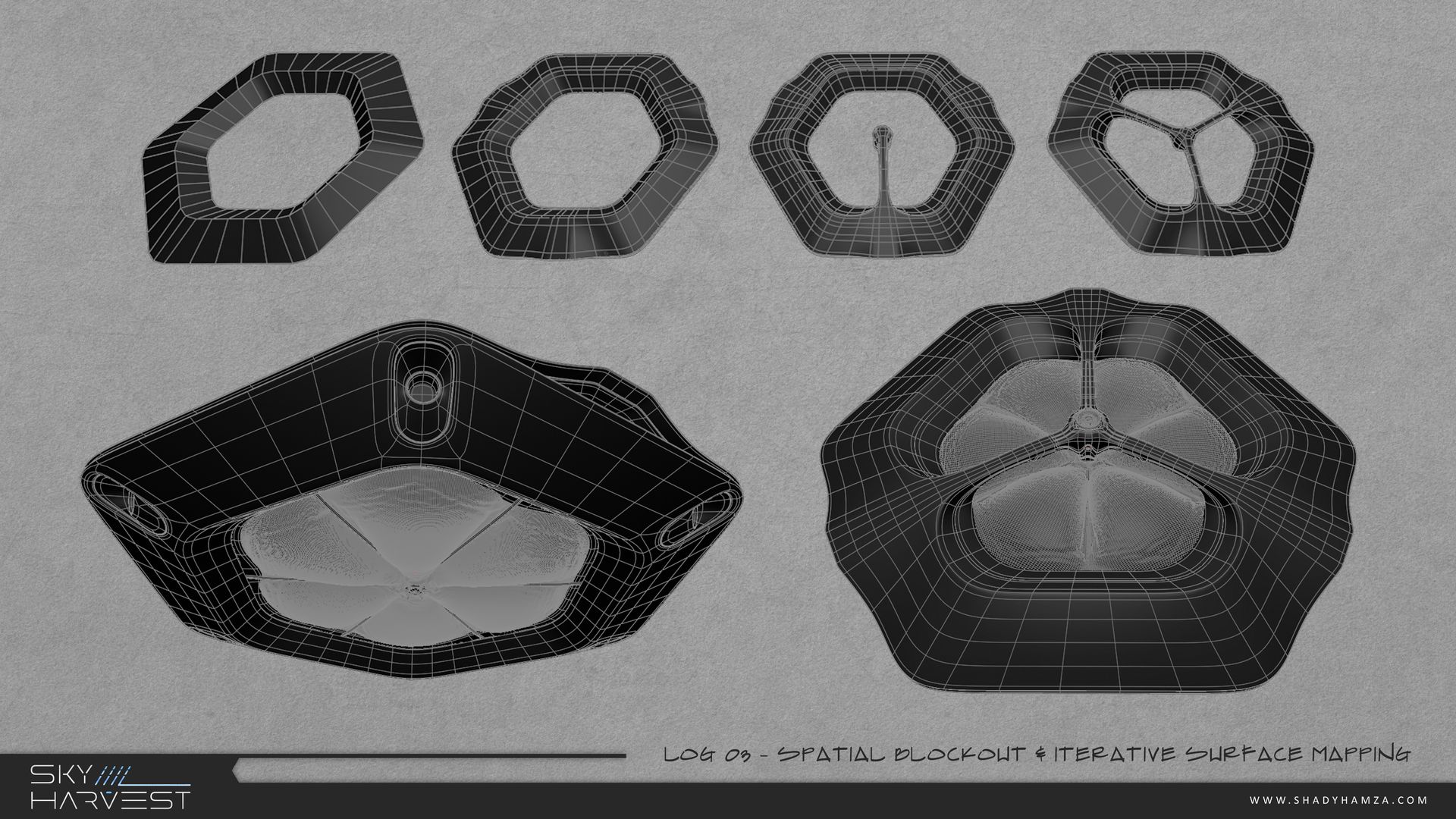 Shady Hamza_Sky Harvest_Platform_Spatial Blockout_Wireframe Shady Hamza_Sky Harvest_Platform_Spatial Blockout_Wireframe