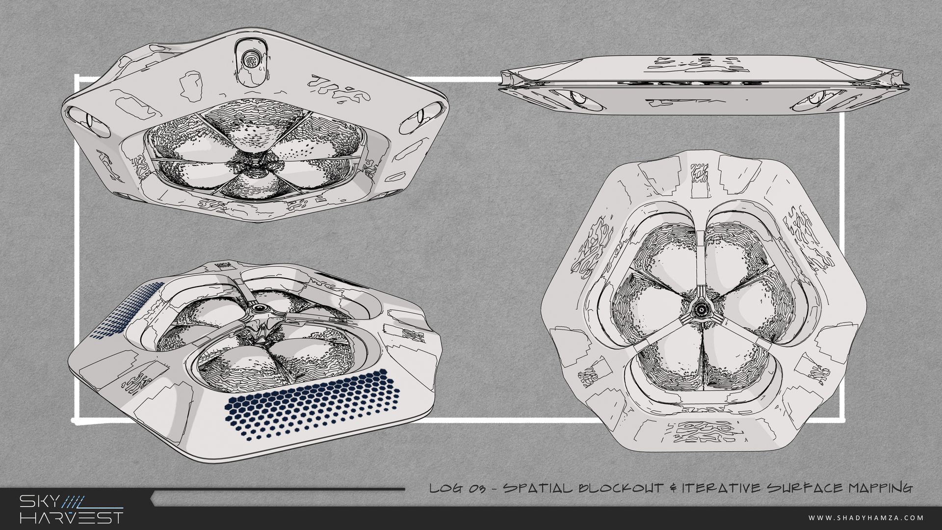 Shady Hamza_Sky Harvest_Platform_Spatial Blockout_Sketch Shady Hamza_Sky Harvest_Platform_Spatial Blockout_Sketch