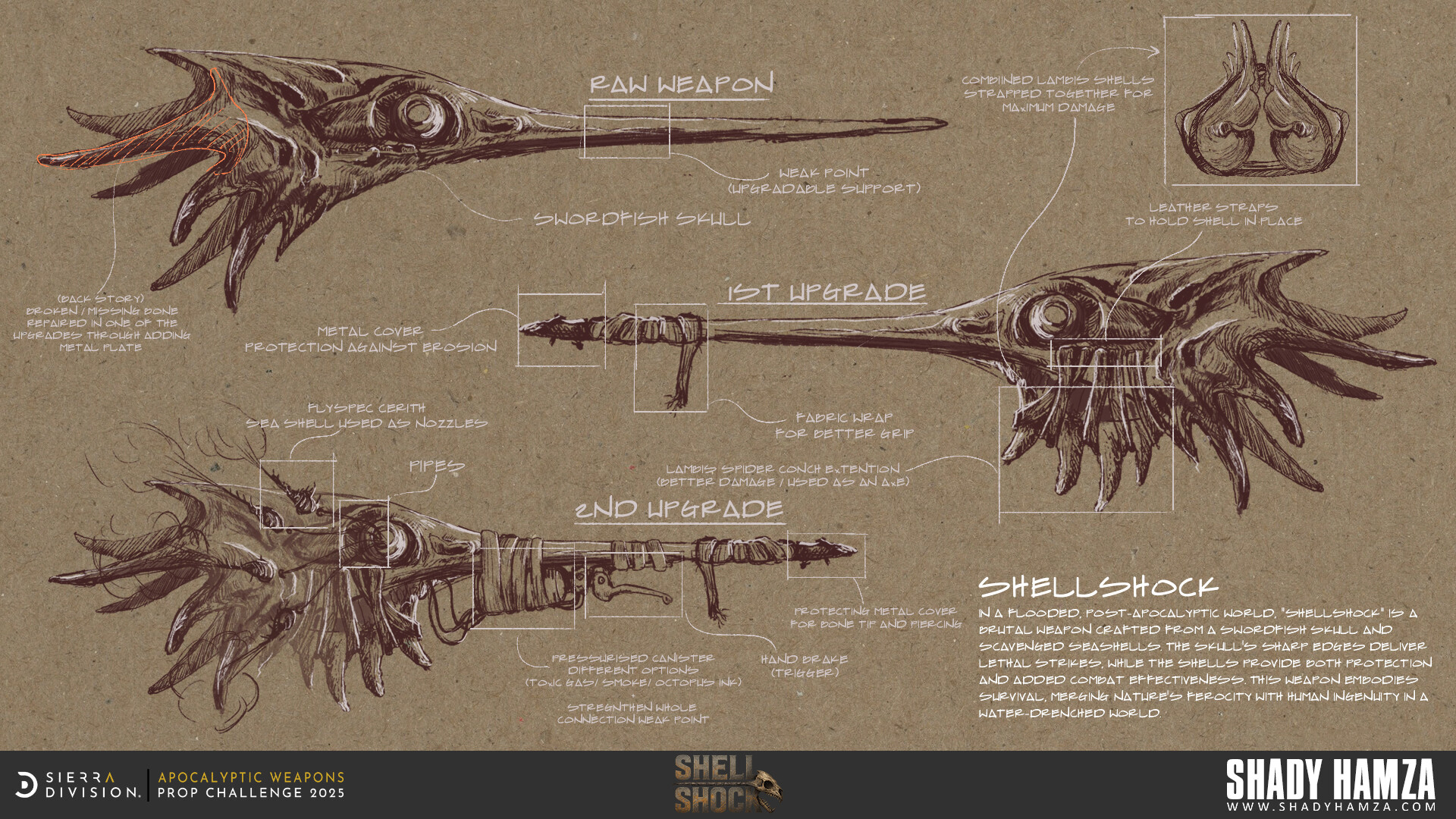 Shady Hamza_ShellShock_Concept Sketch